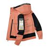 Spring Autumn Plus Size Men's Jacket Hooded Windbreaker Coats Fashion Letter Printed Patchwork Outwear Casual Jackets
