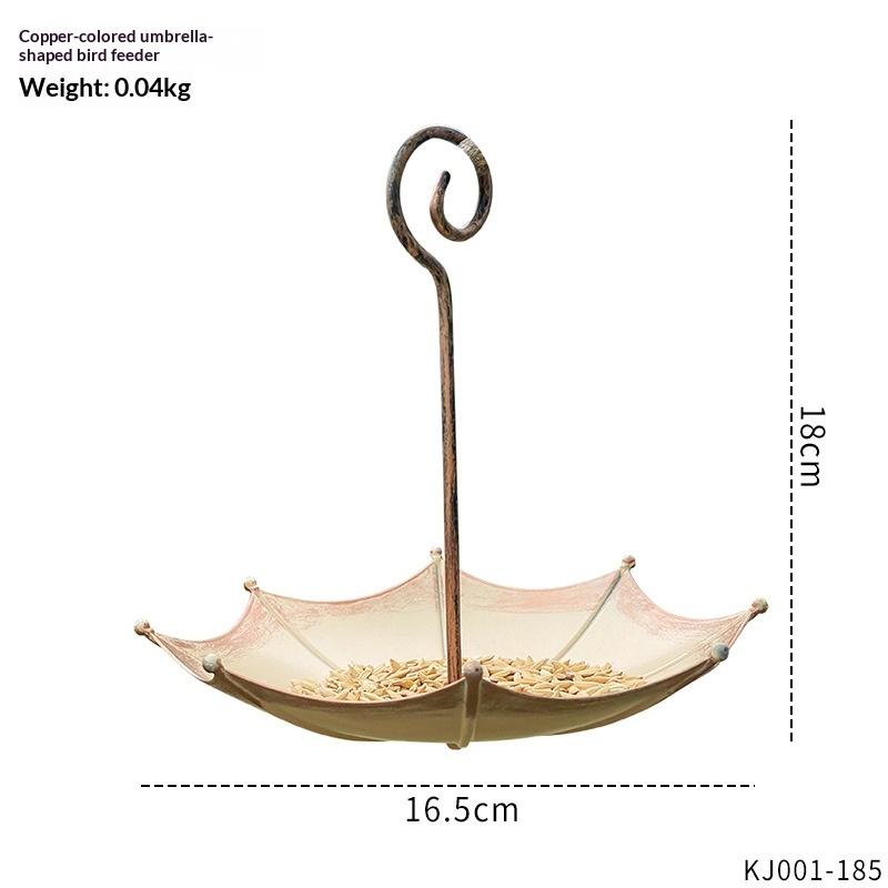 Iron Hanging Bird Feeder Durable Large Tray for Outdoor Garden Birds