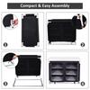 Folding Outdoor Kitchen Cupboard Storage Shelf Table