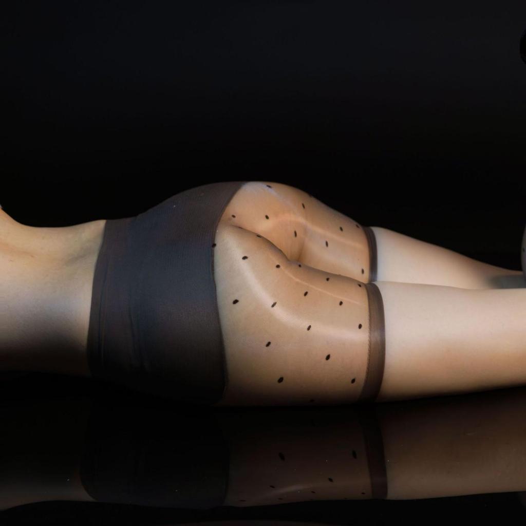 Prickiga 5D Ultratunna Sömlösa Boxerkalsonger & Strumpbyxor Set med Silkeslen Glans Shorts & Trosor