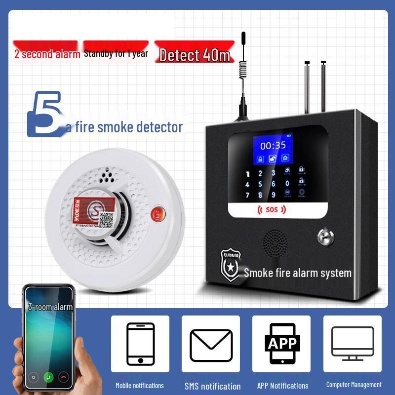 Miling Hotel Wireless Fire Alarm System 1 Set