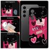 Lovely Heart Pattern Case For Samsung Galaxy S26 S25 Ultra S24 S23 S22 Plus S21 FE A15 A16 A17 A35 A36 A54 A55 A56 5G Soft Cover