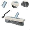 Deck Scrub Brush Head Stainless Steel Wire Rough Multi Purpose Push Broom Scrubber