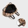 Hot Girl Leopard Plush Underarm Bag Women Large Capacity Soft Pillow Bag Ladies Fashion Commute Versatile Shoulder Bag Chic 2025