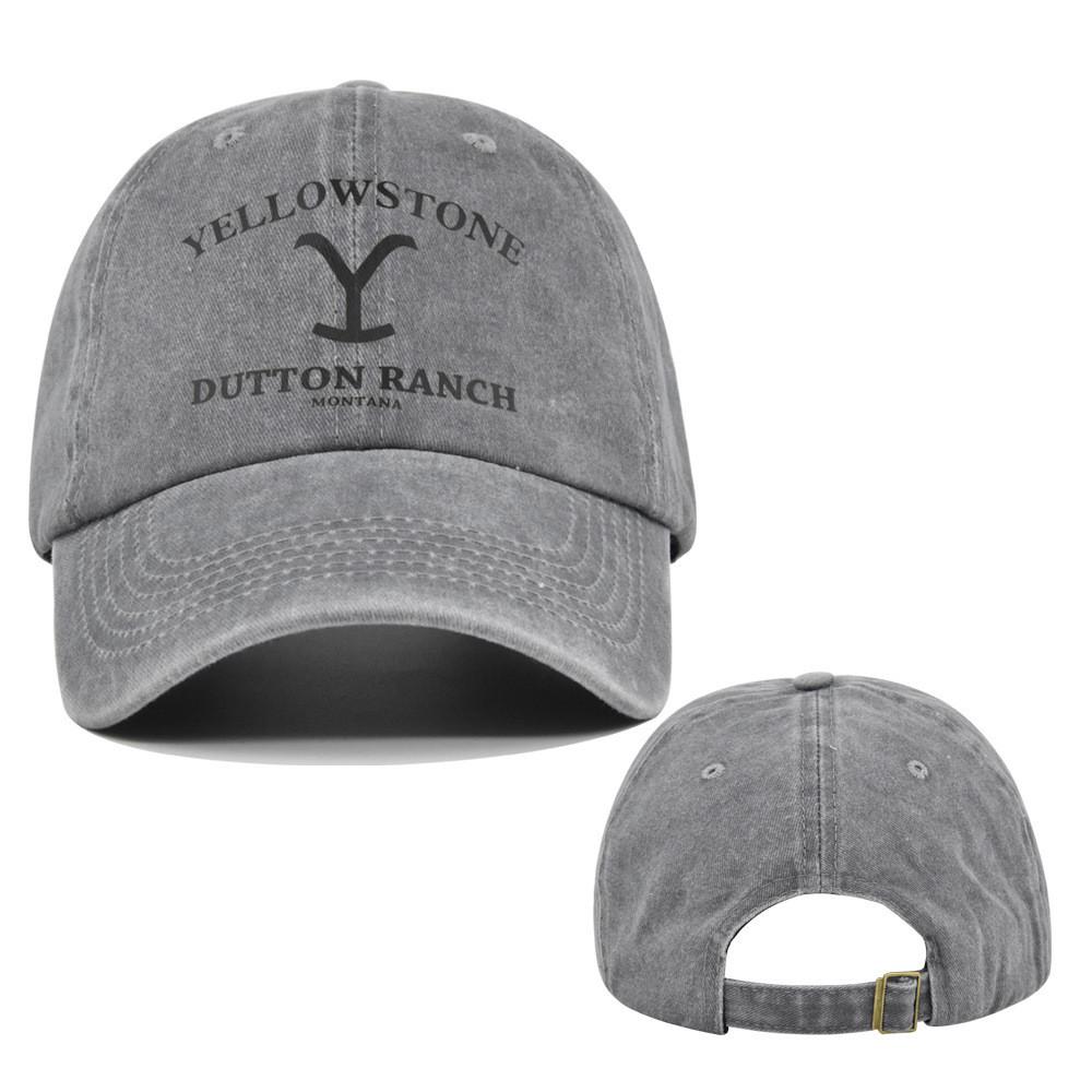 Stone Yellow Letter Embroidery Baseball Cap Sun Protection Breathable Gift Hat