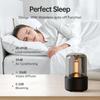 Candlelight Aroma Diffuser Portable 120ml Electric USB Air Humidifier Essential Oil Cool Mist Maker Fogger with LED Night Light