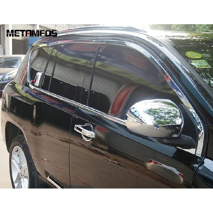 For Jeep Compass 2011 2012 2013 2014 2015 Chrome Side Door Rearview Mirror Cover Trim Sticker Protector Accessories Car Styling