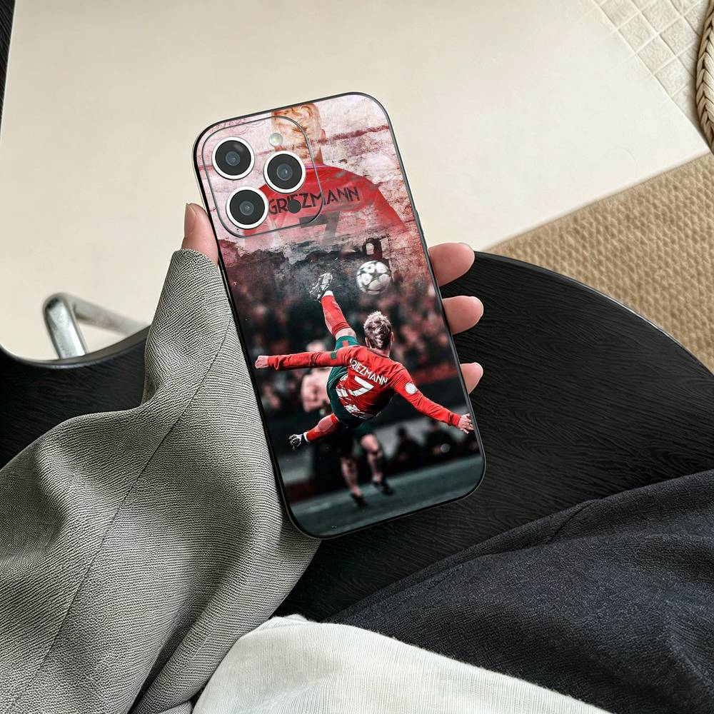 A-Antoine Griezmann  Phone Case For iPhone 17, 16,15,14,13,12,11 Plus,Pro Max, Others Soft Black Cover iPhone11PROMAX