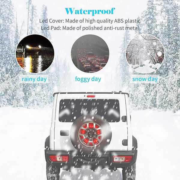 Jeep Wrangler JK JL Spare Tire Brake Light (07-22) Enhanced Version