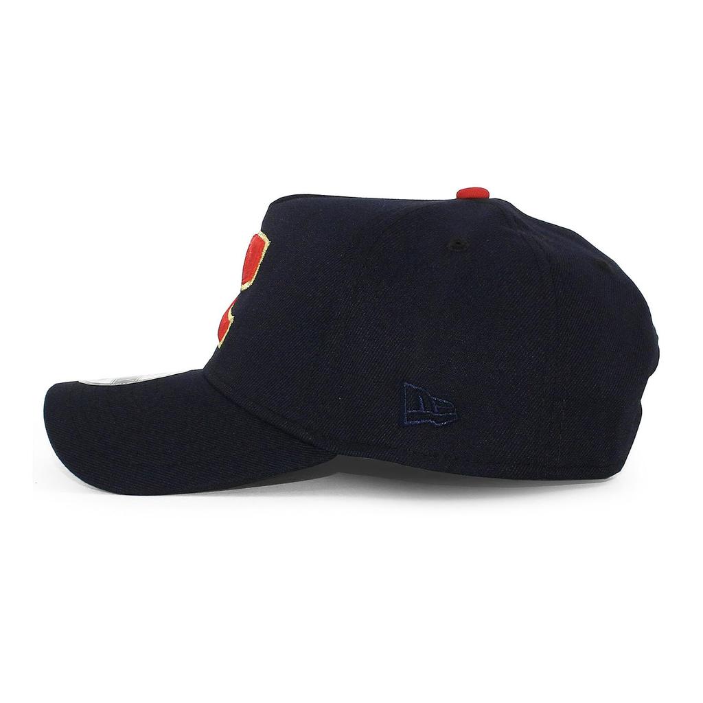Cap Limited Snapback SNAPBACK CAP 940 MLB MiLB NFL NBA Hat Colored Brim BRIM Side Patch Indians [New Era] EU/AU (Cleveland (AL Navy)) [Item]
