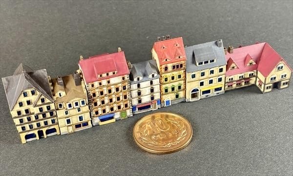 Firestarter European Building Housing Set 2 Resin Kit 1/700 High-rise FS-ST6 (Scenery)