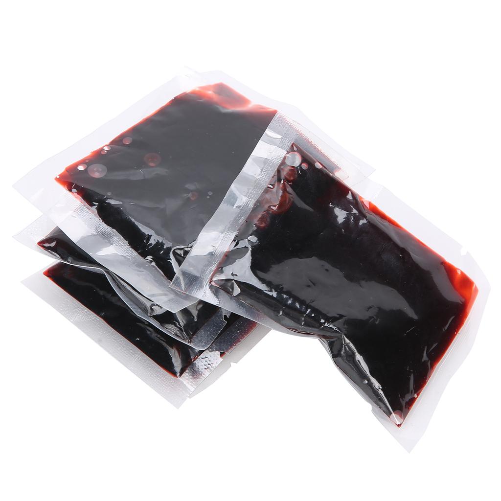 5pcs 20ml Halloween Blood Bag Costume Party Fake Blood Cosplay Props Party Decoration