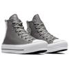 Converse Chuck Taylor All Star Comfortable Versatile Trendy Non-Slip High-Top Skate Shoes Unisex Sneakers Gray A05511C