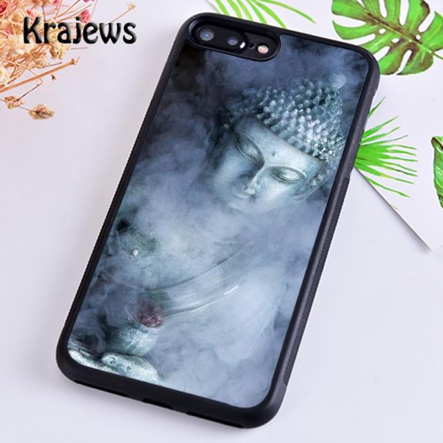 Krajews Buddhism Buddha statue Vintage Gautama Phone Case Cover For iPhone 17 Air 16 15 14 plus 11 12 13 pro ma Fundas