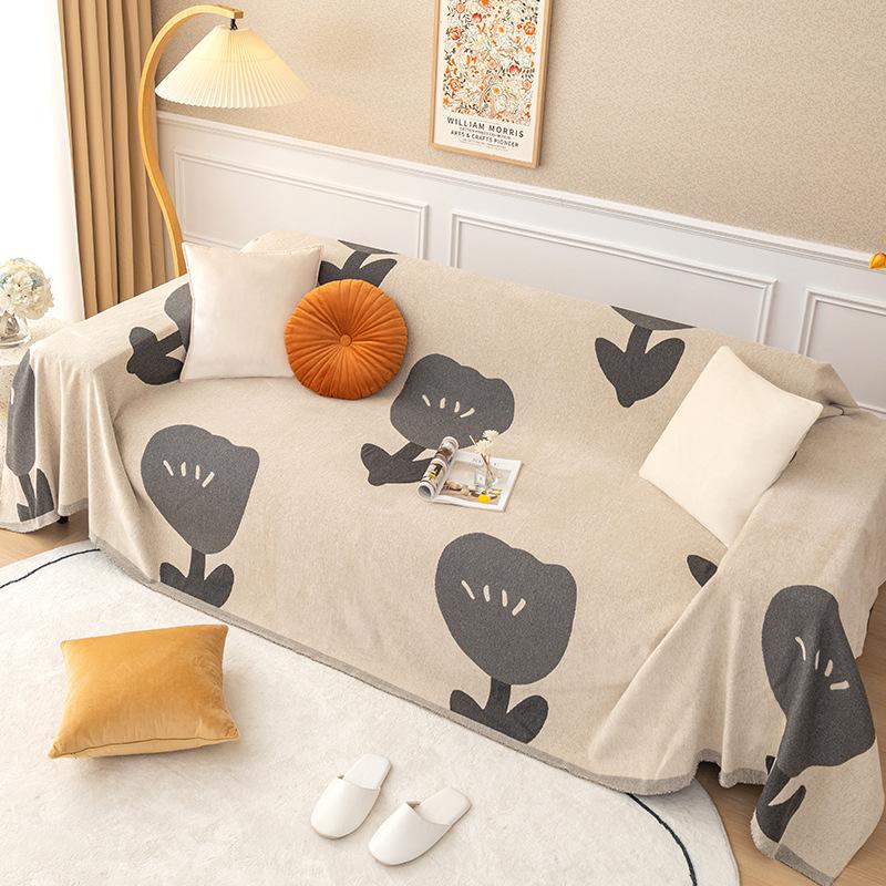 

Подушка для дивана, универсальный чехол для дивана Four Seasons, тканевый универсальный универсальный чехол, чехол на спинку, полотенце, не царапающий чехол для дивана 180*130