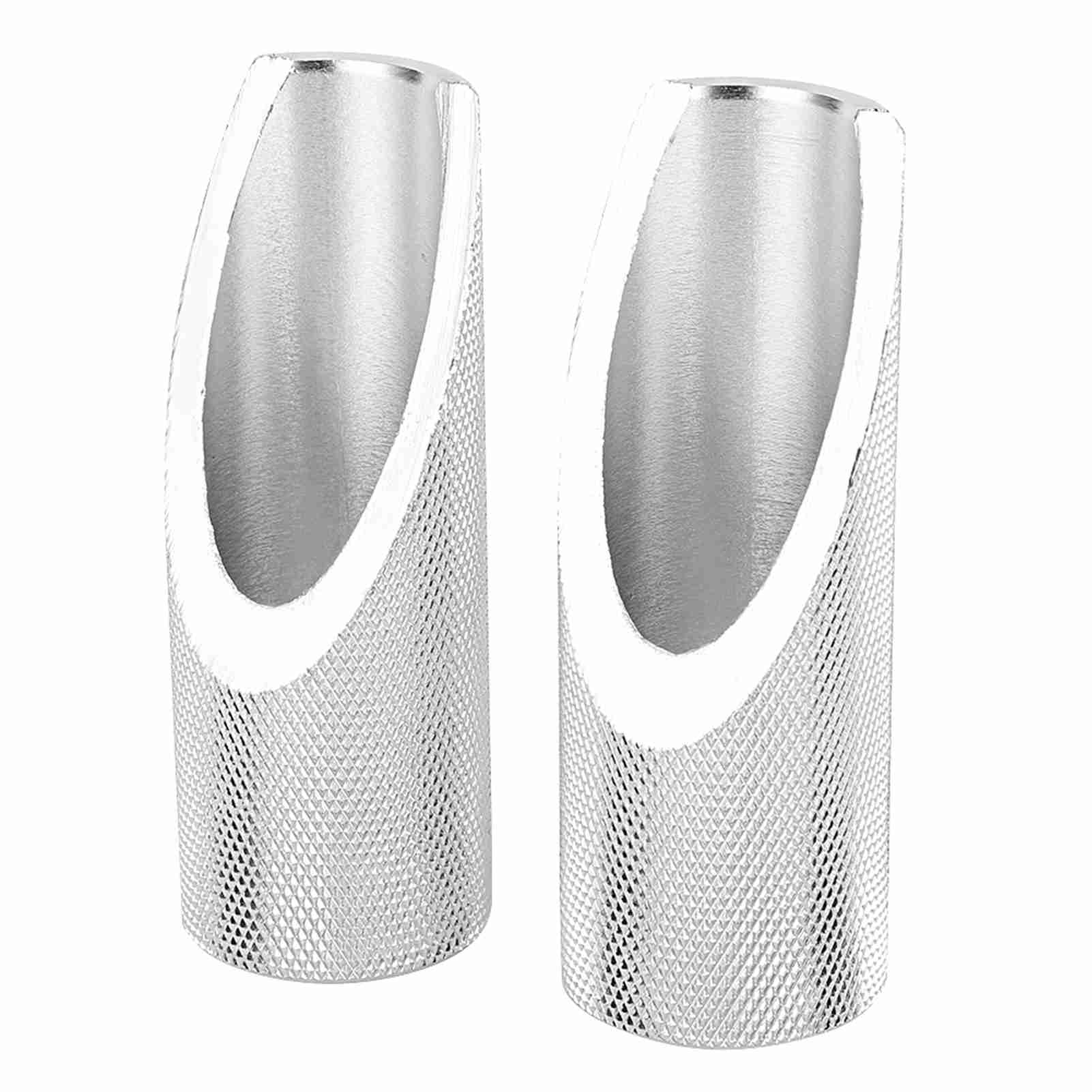 2pcs Aluminum Alloy Motorbike Motorcycle Foot Pegs Rests Accessories(Black)
