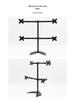 Soporte Universal para Doble Monitor para Pantallas de 13-32 pulgadas, Soporte Ajustable para Cuatro Pantallas