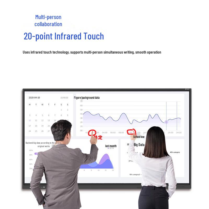 98-inch Interactive Flat Panel Display with i5 Dual System CN plug (adapter included)