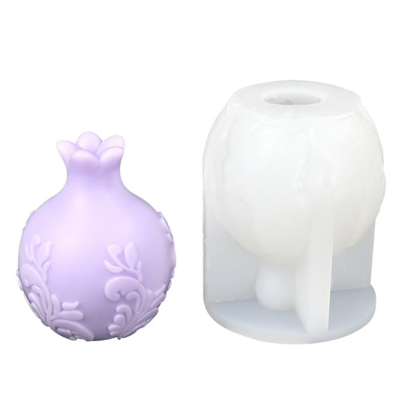 

Pomegranate Shape Silicone Candle Molds Epoxy Resin Molds for Making Candle Soap Chocolate Candy Valentines Present 1