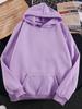 2023 Autumn/Winter European & American Plus Velvet Thick Loose Hooded Sweatshirt