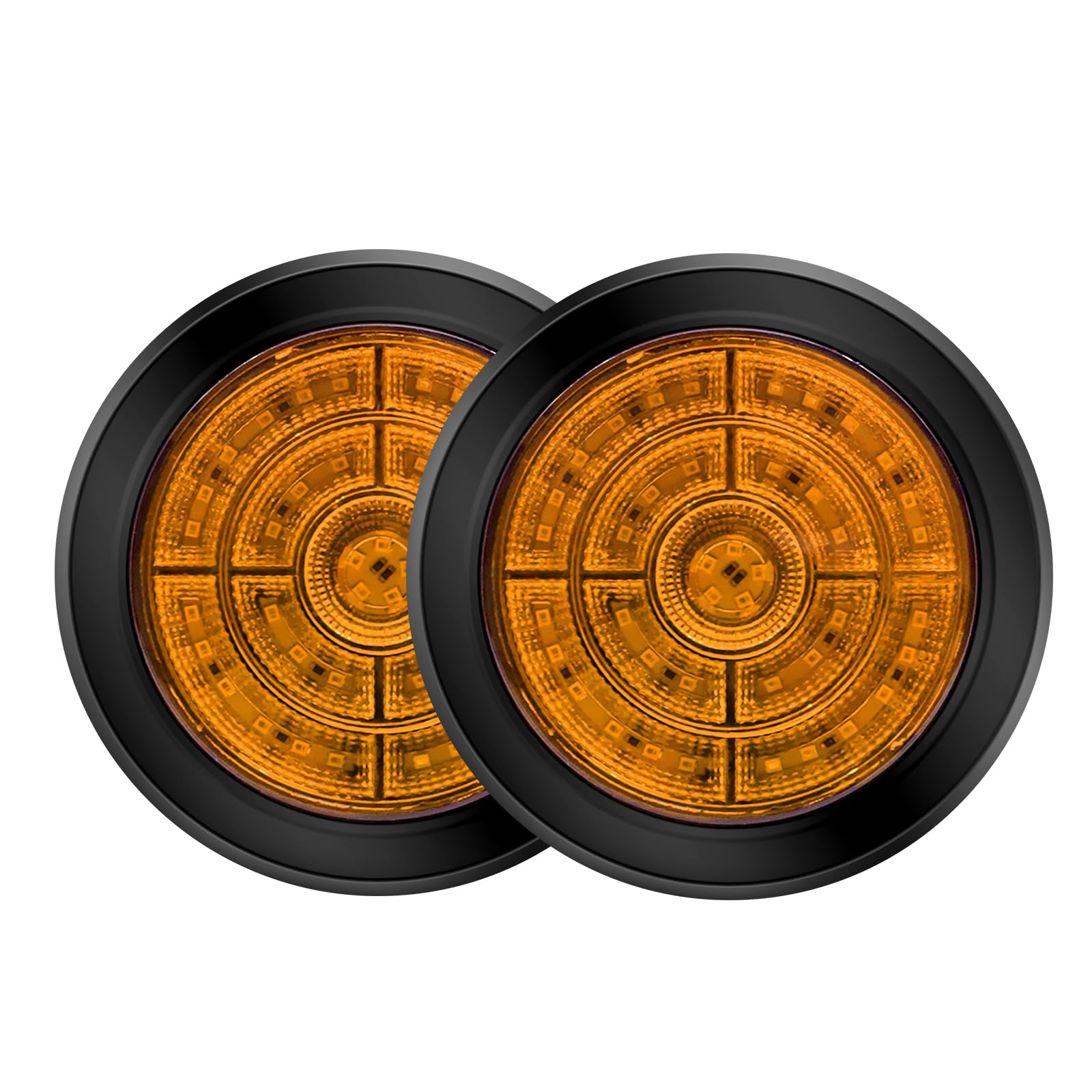 

Aoling Truck Tail Lamp LED 24v Trailer Tail Light Round Tail Turn Signal жёлтый