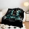 Movie H-Hereditary Throw Flannel Throw Blanket, Lightweight Cozy, Durable Washable cute Cool