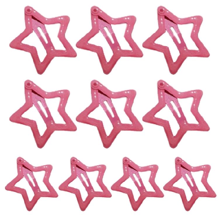 Sweet Girls Snap Hairpins Star Hair Clips Accessories for Lady Women Girls