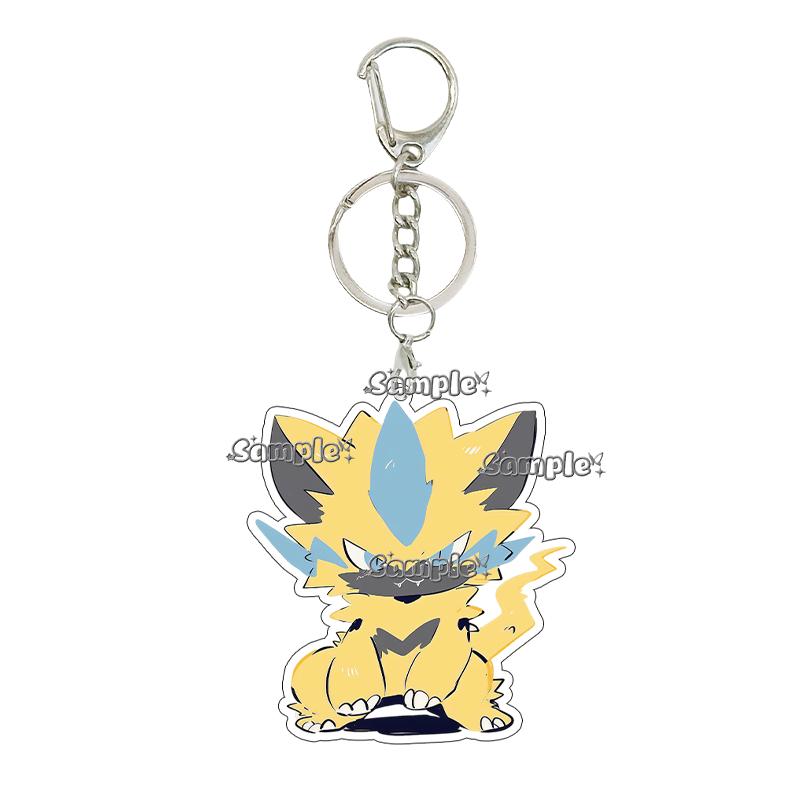 

Creative Fashion Pocket Monsters Ptcg Character Anime Figure Acrylic Keyring Keychain Cartoon Jewelry Fans Accessories Gift Toys about 5cm