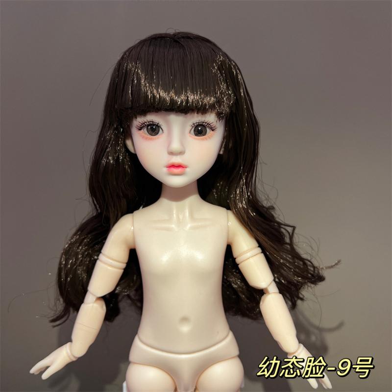 

1 Набор Кукла для переодевания своими руками для девочки Милая 1/6 30 см Голые куклы 3D Симуляция Глаз 20 Подвижных суставов Кукла Детский подарок