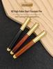 Engraved Copper & Wood Fountain Pen Set: Dual-Use, Posture-Correcting Gift with Cartridge Ink and Gift Box
