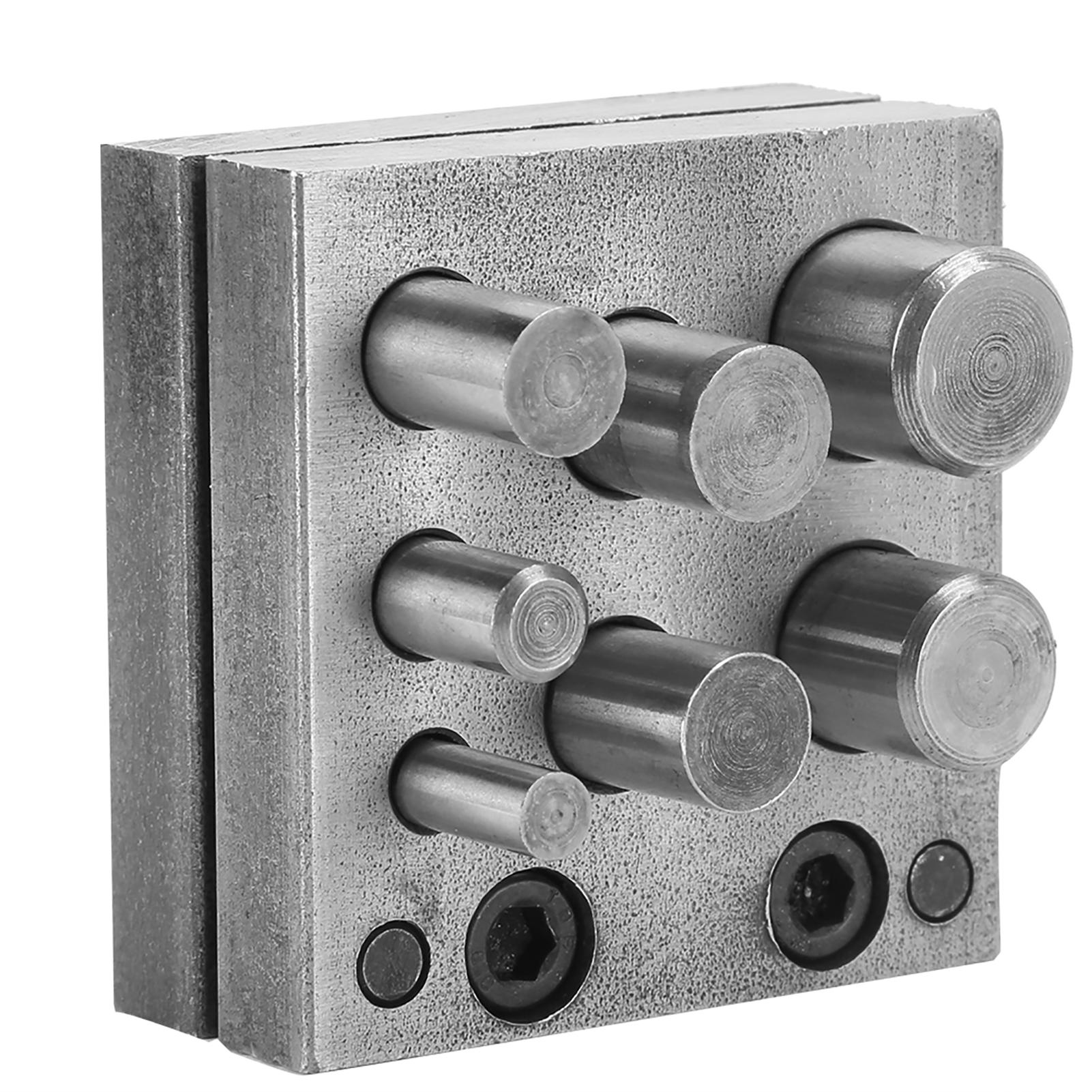 

Набор дисковых штампов с 7 отверстиями, нерегулярные инструменты из легированной стали, круглые ювелирные инструменты для штамповки