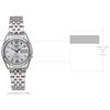 SEIKO 5 [Authentic] Overseas Seiko Five Automatic Watch, See-Through Back, Silver Dial, Metal Band, SNK385KC, Men's