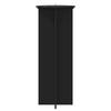 Plant Stand 2 Pcs Black Ø40 X 100 Cm Engineered Wood