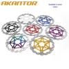 140mm 160mm 180mm Six-Bolt Floating Disc Cooling Brake Pad for Mountain Bikes and Scooters