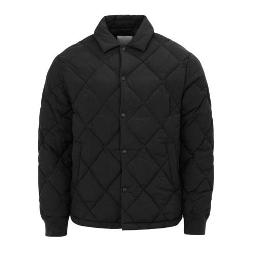 Firetrap Mens Quilted Button-Down Jacket