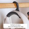 Hanger Hooks Arched hooks Wide Multi-purpose Connecting hooks Space-saving Hats Scarves Shawls Clothes bags Clothes Storage