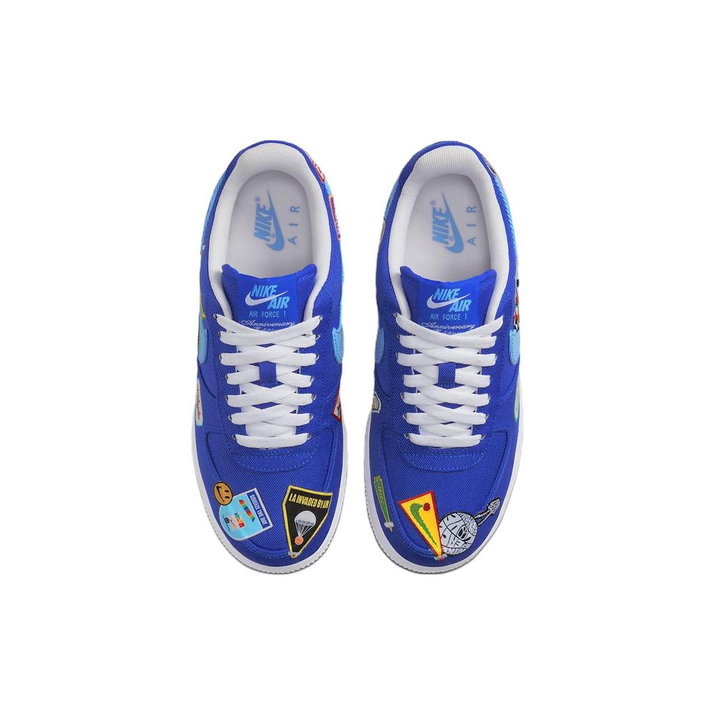 Nike Air Force 1 07 Patched Up - Sneakers da Donna Los Angeles Blu Blu Corse Blu Universitario Blu DX2306-400