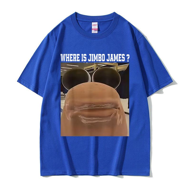 Where Is The Worm Marcus Jimbo James Funny Meme Tshirt Unisex Women Casual Vintage Cotton T Shirts Unisexs Oversized Short Sleeve