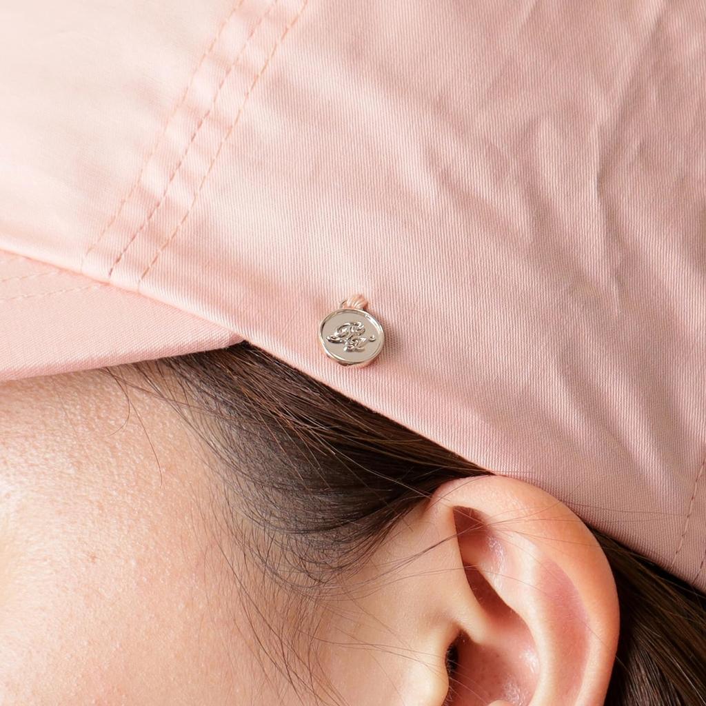 PAUL JOE ACCESSOIRES Lightweight Logo Cap Deep Cap with Logo Charm 71002 Pale Pink [Moonbat] & Women's