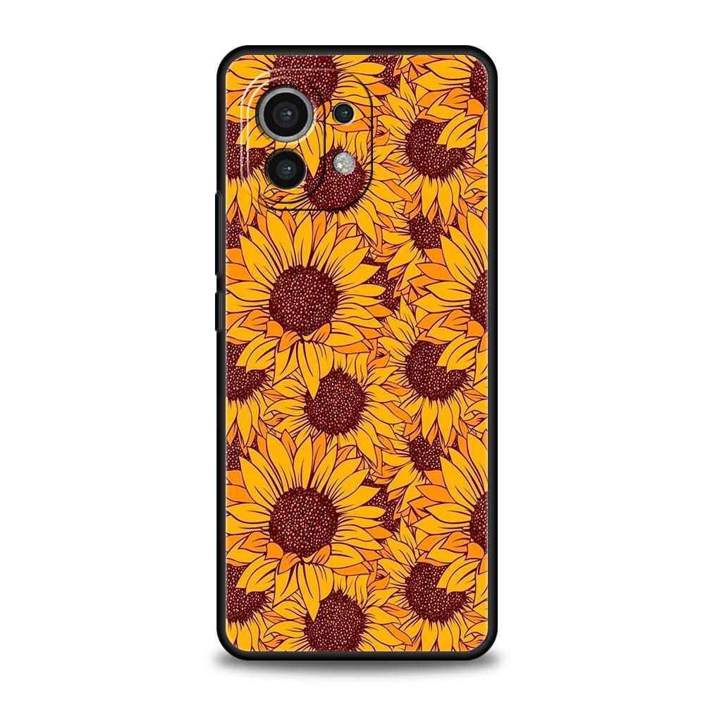 Summer Colorful Flower Phone Case For Xiaomi Mi 17 15T 15 14 14T 13T 12T Pro 12 13 Lite 5G 11T Poco X6 X7 X5 Pro Soft Cover