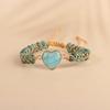 Double-Layer Heart Charm Friendship Bracelet