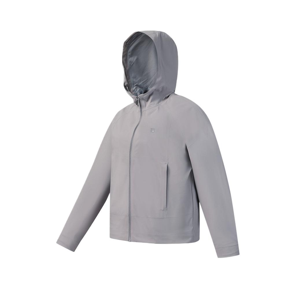 FILA Fifitness Long Sleeve Hooded Solid Jacket Women jackets A11W621715F-GY