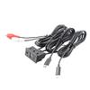Portable Car Android Navigation Machine AUX Panel TYPE-C+RCA Input Double USB+AUX Interface Panel Extension Cable Adapter Panel