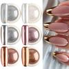Gold Silver Mirror Nail Powder Rubbing Pigment Nail Art Decoration  Home Nail Design