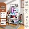 WEZHO Upgraded Multi-functional Gym Equipment Storage Rack
