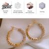 Stylish Earring Set 1 Pair Huggie Hoop Earrings for Women