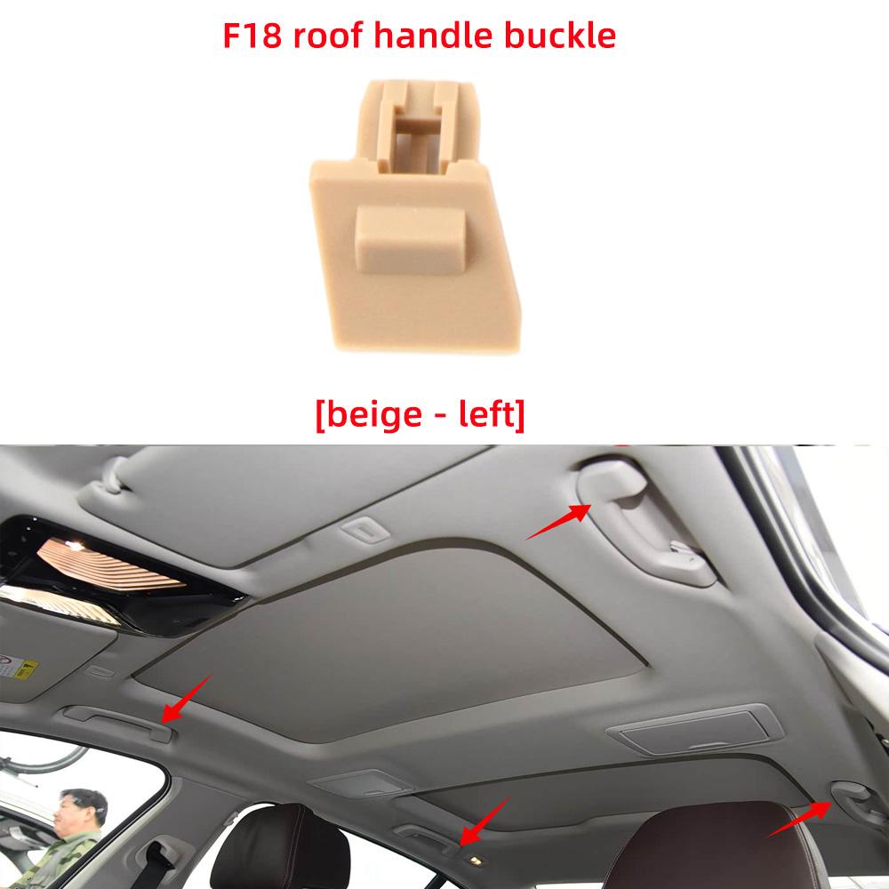 Car Roof Handle Clip For BMW 5 Series F10 F18 F15 F25 F35 F20 F21 F34 F30 F80 Auto Sun Visor Grab Handle Retainer Fastener Clip