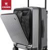 CROWN C-F6001H Expandable Carry-on Suitcase