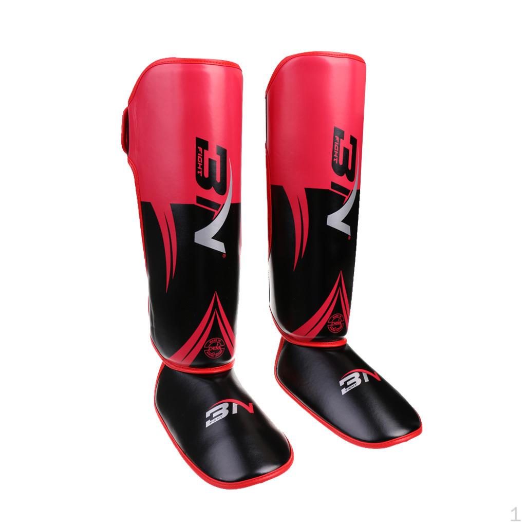 

- Защитные щитки для ног ММА boxeo en Tailandia Thai Kick Boxing Guard Red