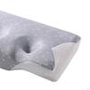 Piercing Pillow Ergonomic Soft Cervical for Couch Traveling Apartment gray and white